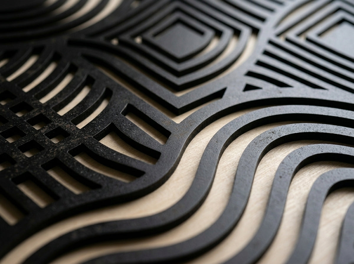 Designer wooden wall art for modern home decor