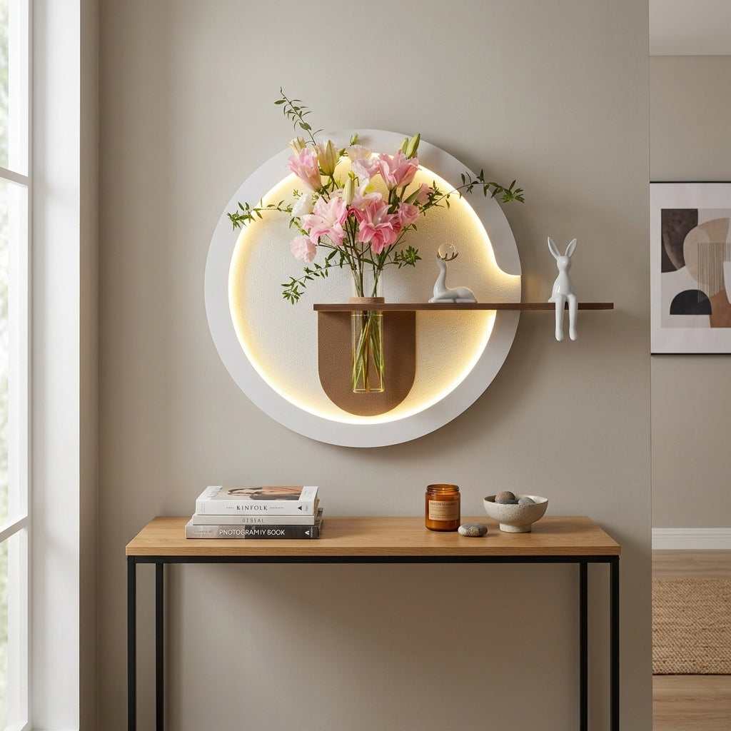 Premium MDF wall decor with LED backlight for home decoration
