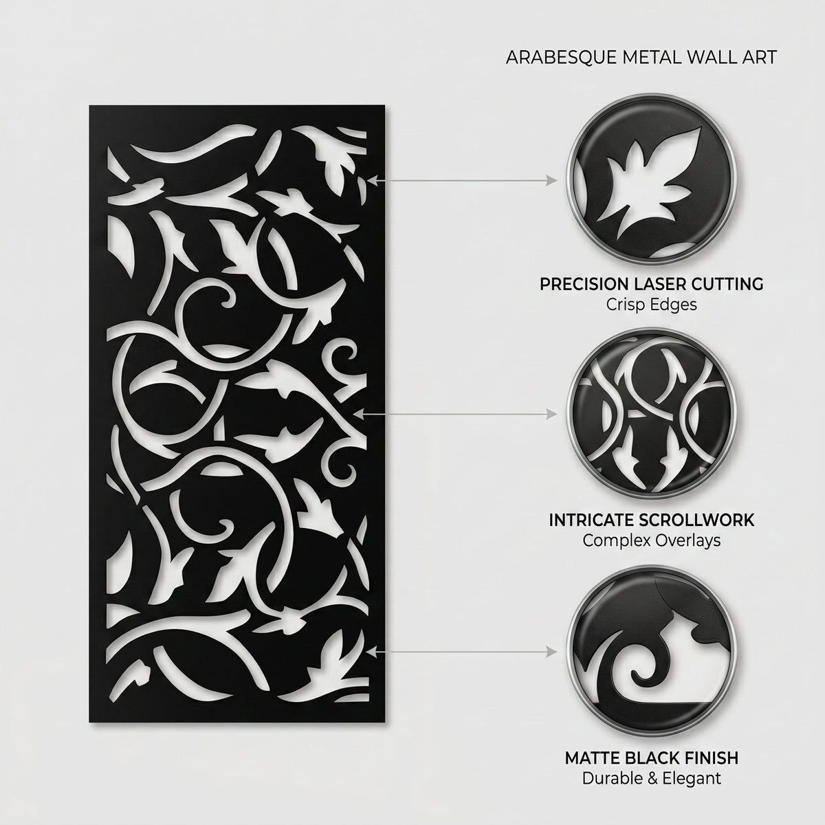 Premium metal wall art design for home decoration