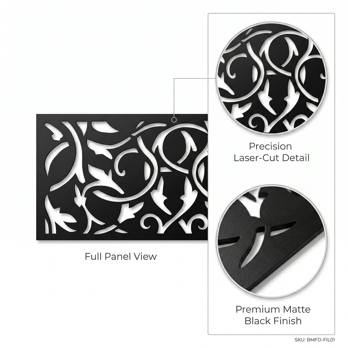 Large wall art panel for bedroom and living room decor