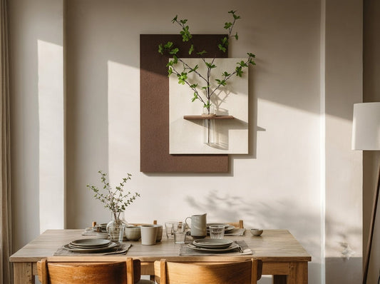 LED wall art oval niche wall decor for living room